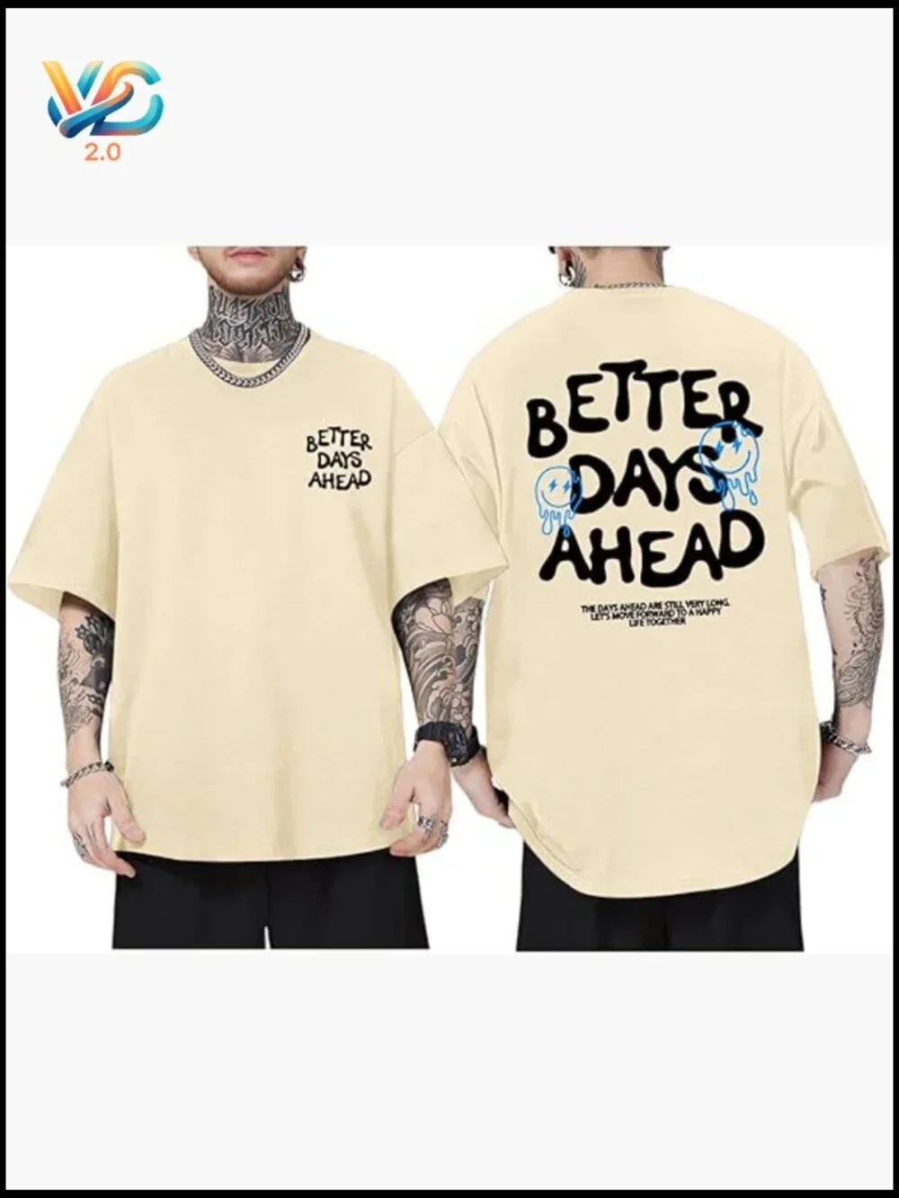 Vintage Funny Graphic T-Shirt Oversized Inspirational Positive Tee